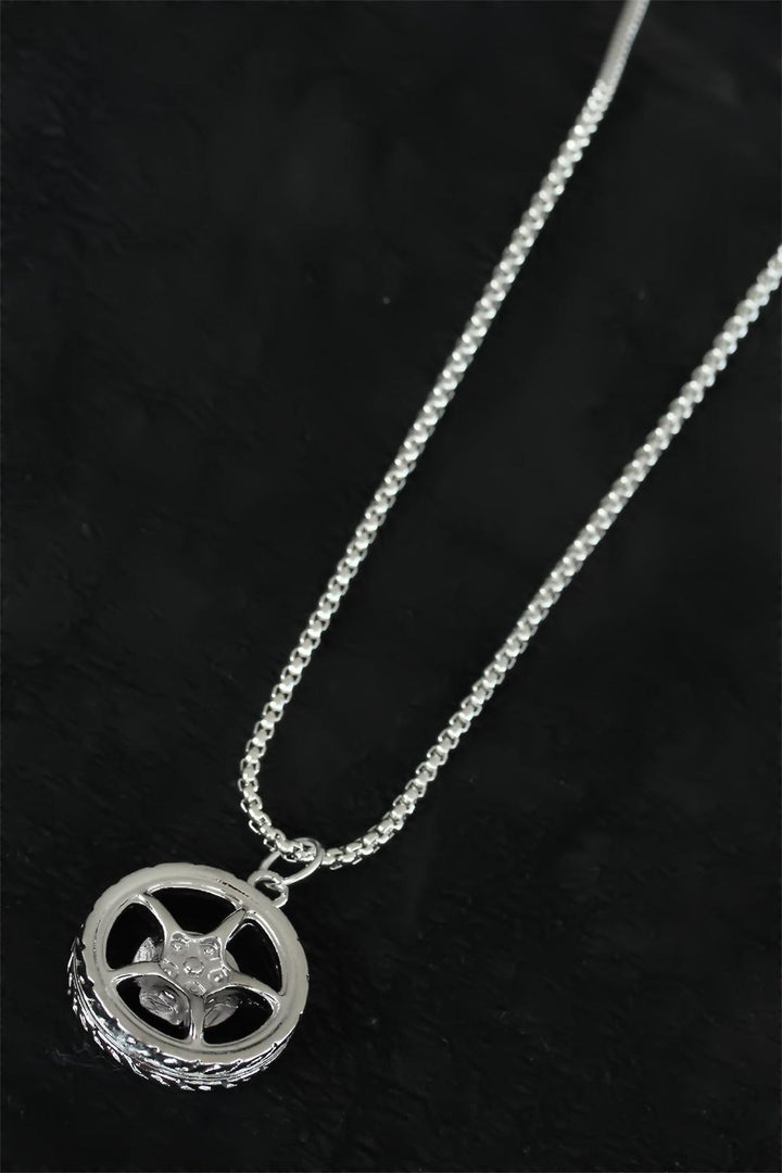 EBJ Medusa Design Silver Color Chain Men's Necklace - San Felipe del Progreso