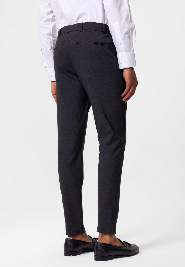 ANT Men's Slim Fit Straight Accessory Fabric Trousers - Harlingen