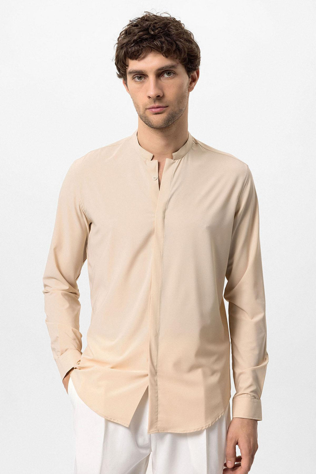 ANT Men's Long Sleeve Shirt - Geel
