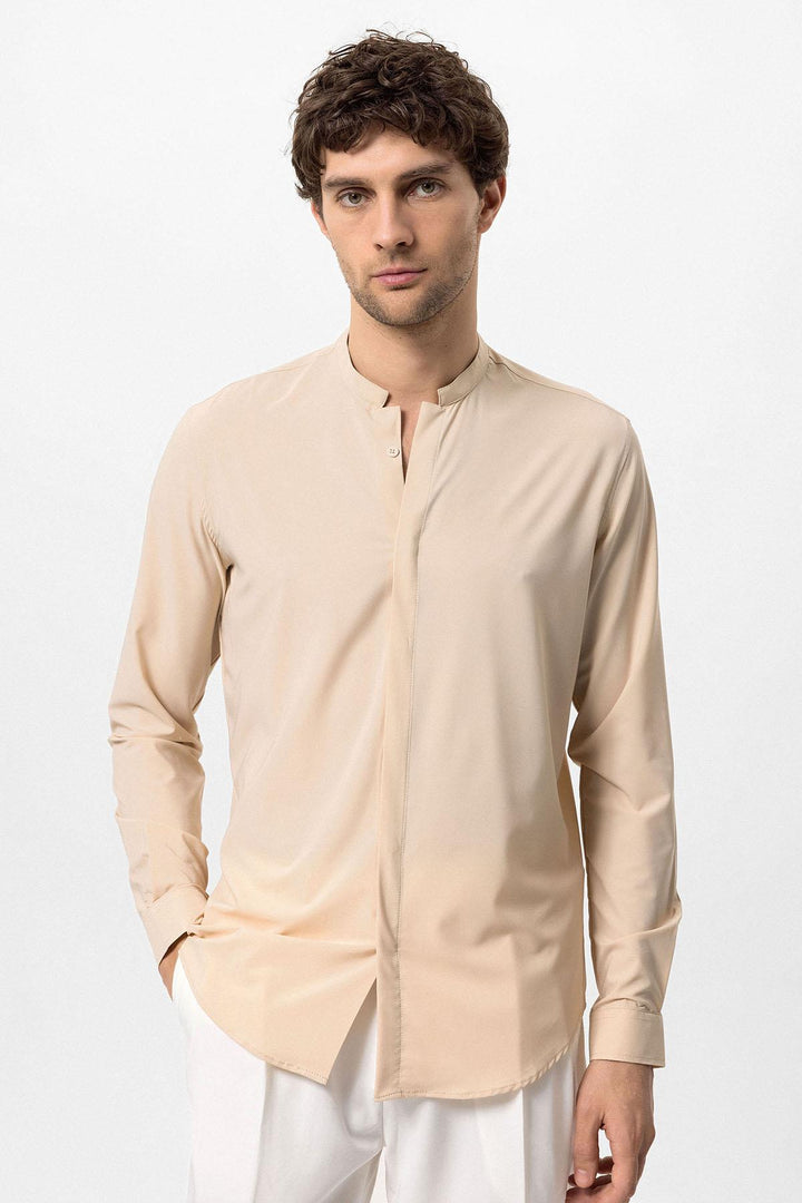 ANT Men's Long Sleeve Shirt - Geel