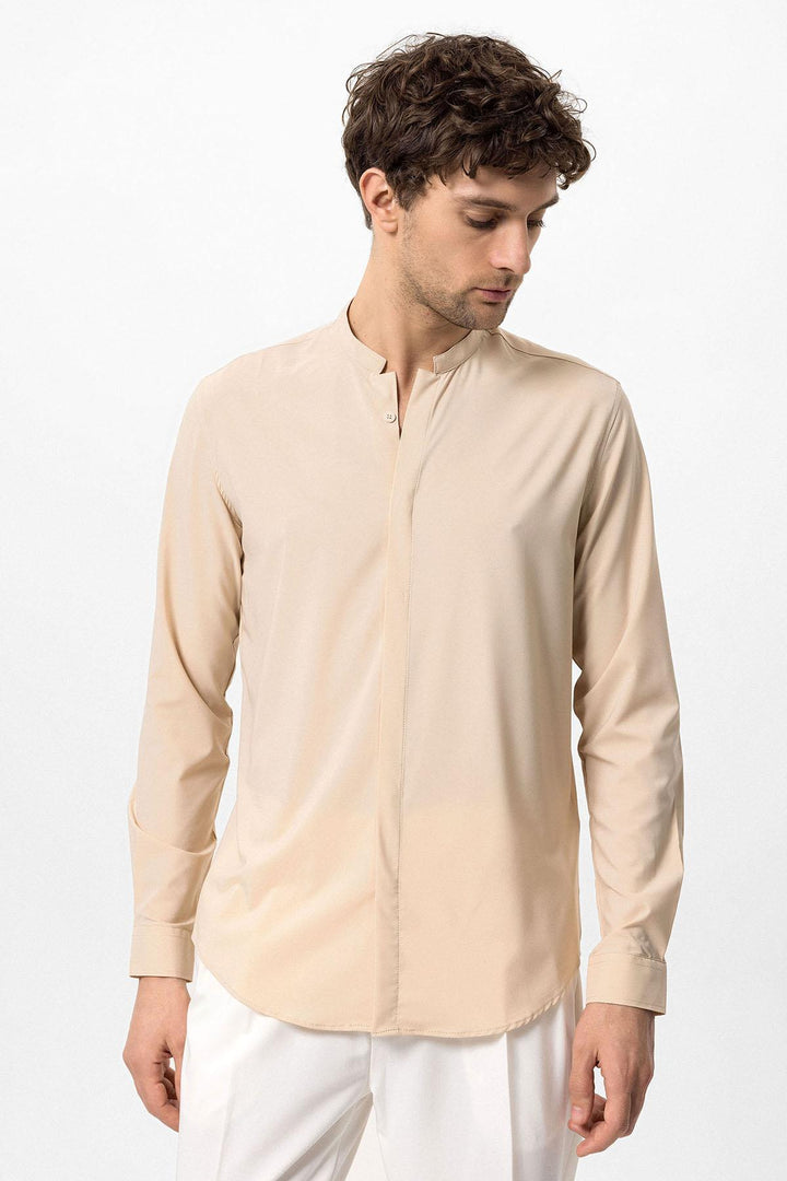 ANT Men's Long Sleeve Shirt - Geel