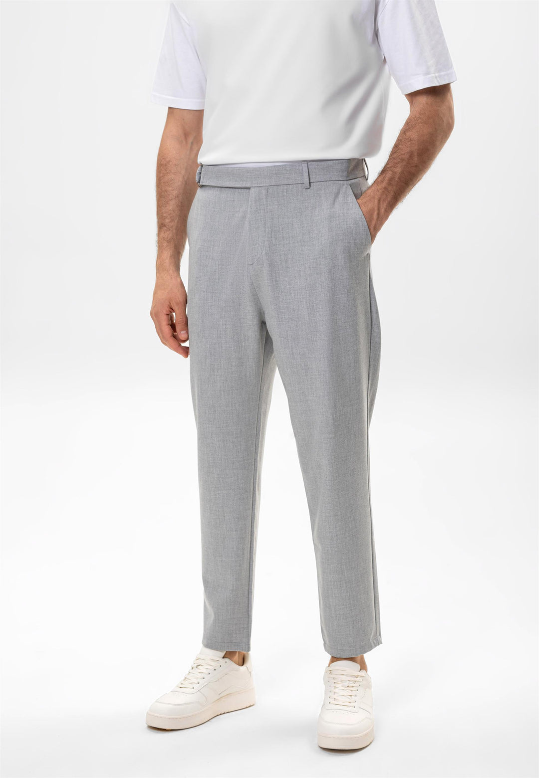 ANT Men's High Waist Belted Trousers - Mestre