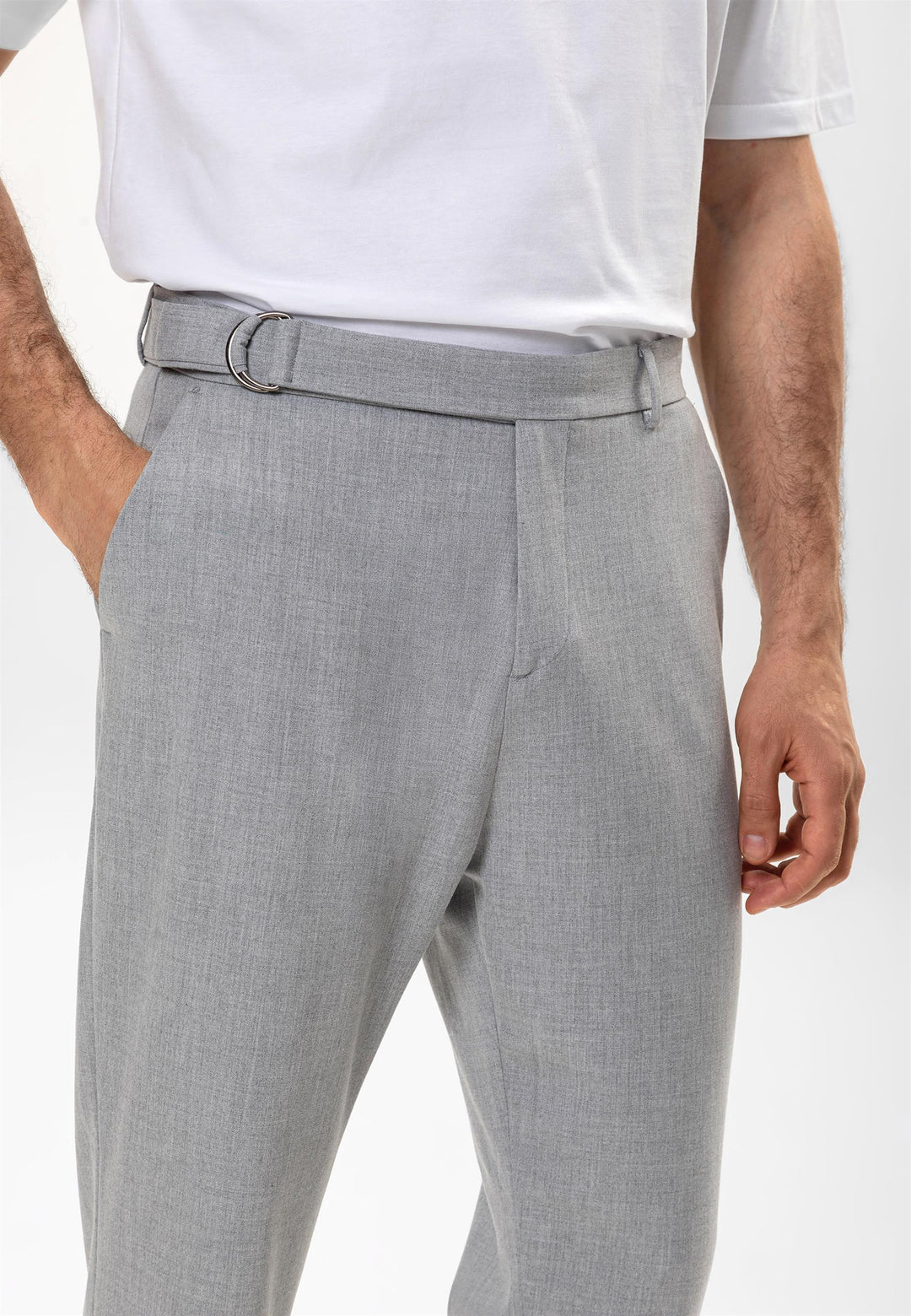 ANT Men's High Waist Belted Trousers - Mestre