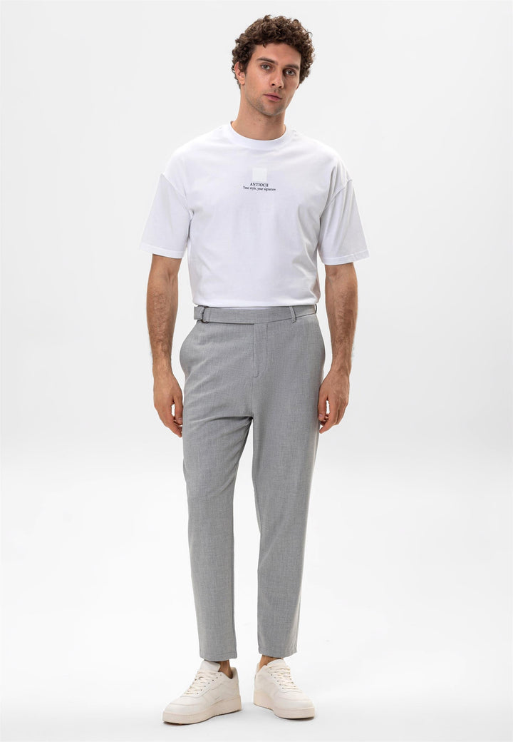 ANT Men's High Waist Belted Trousers - Mestre