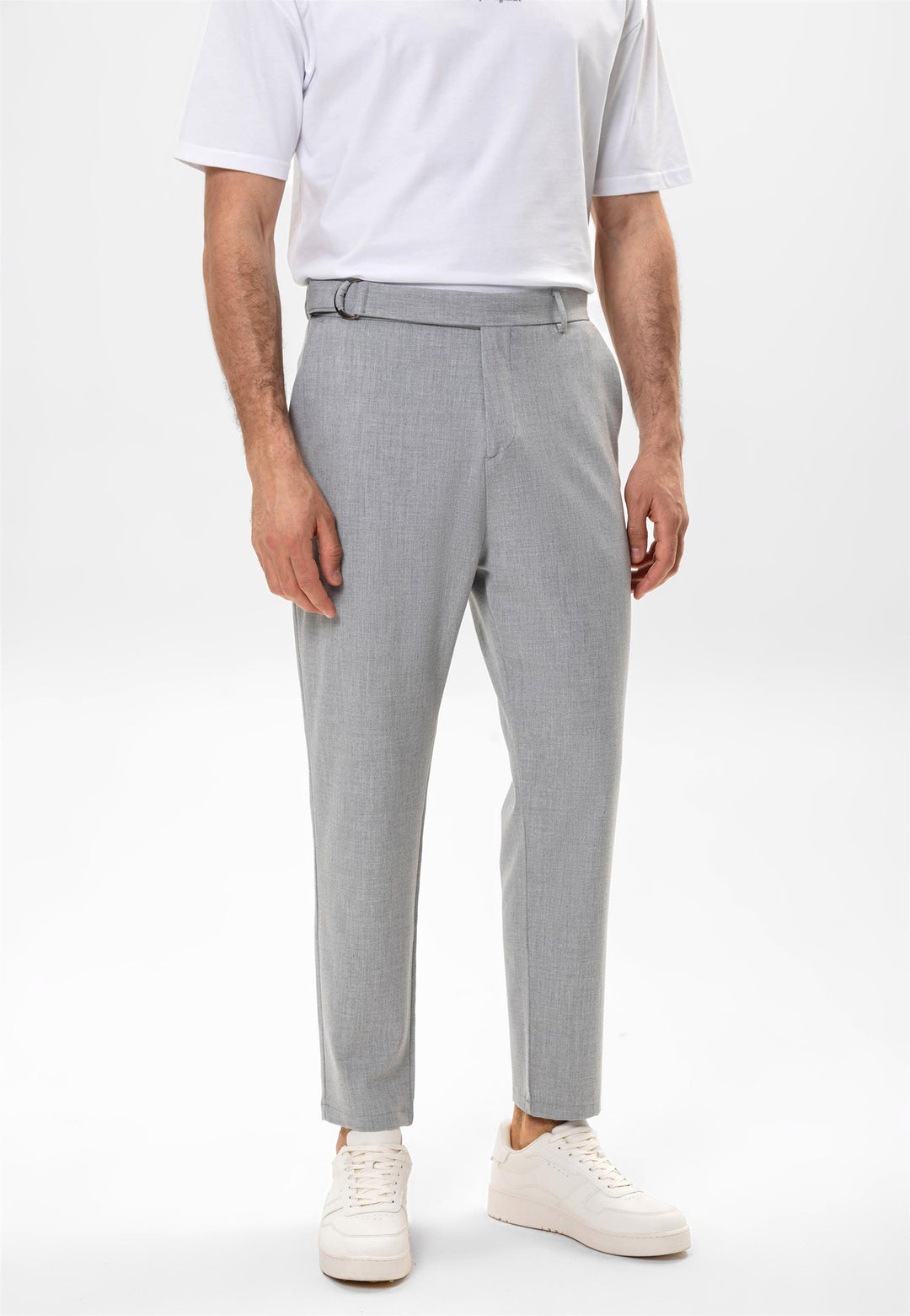 ANT Men's High Waist Belted Trousers - Mestre