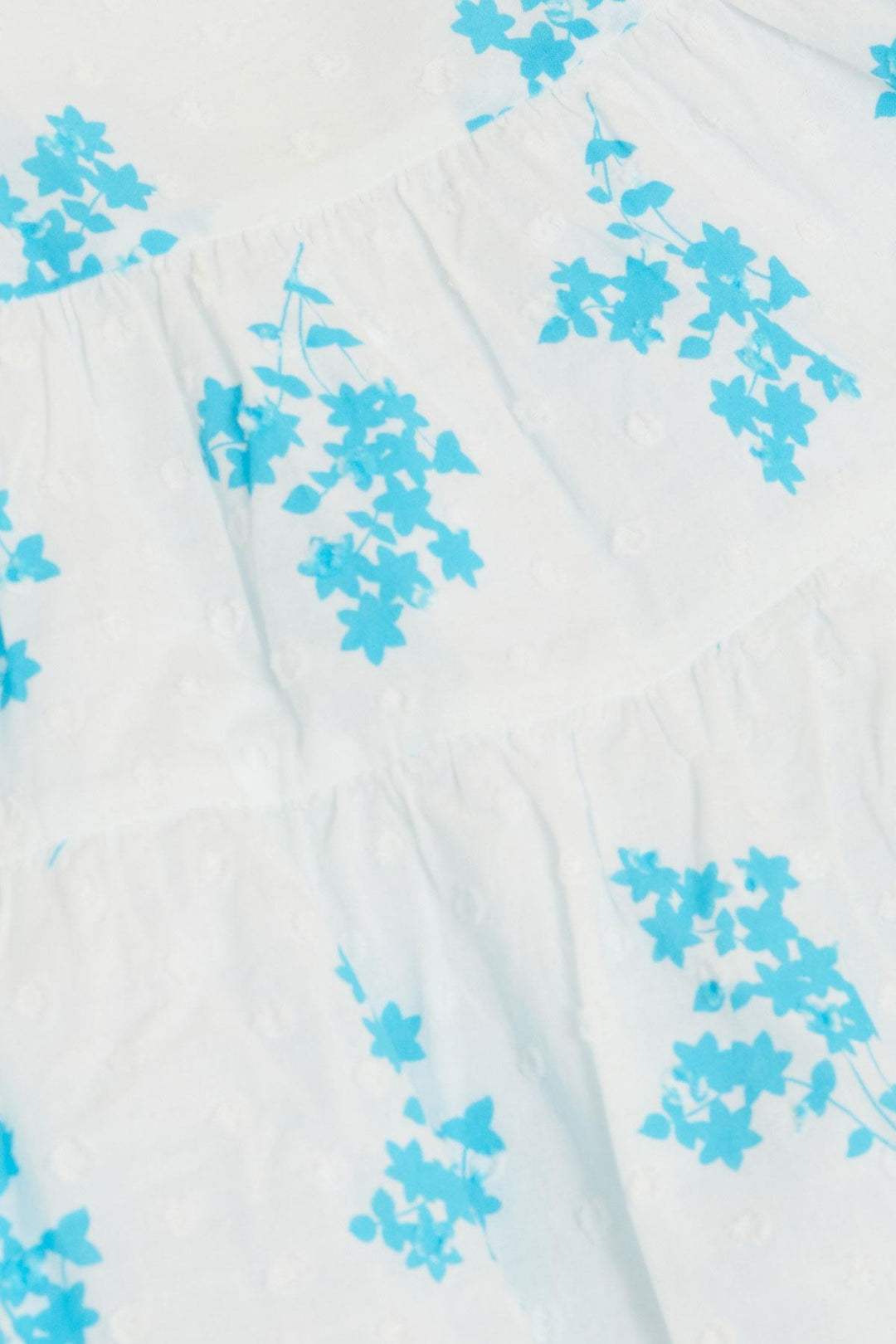 BRE Escabel Girl's Dress with Flower Pattern, 1.5-5 Years, White - Windsor