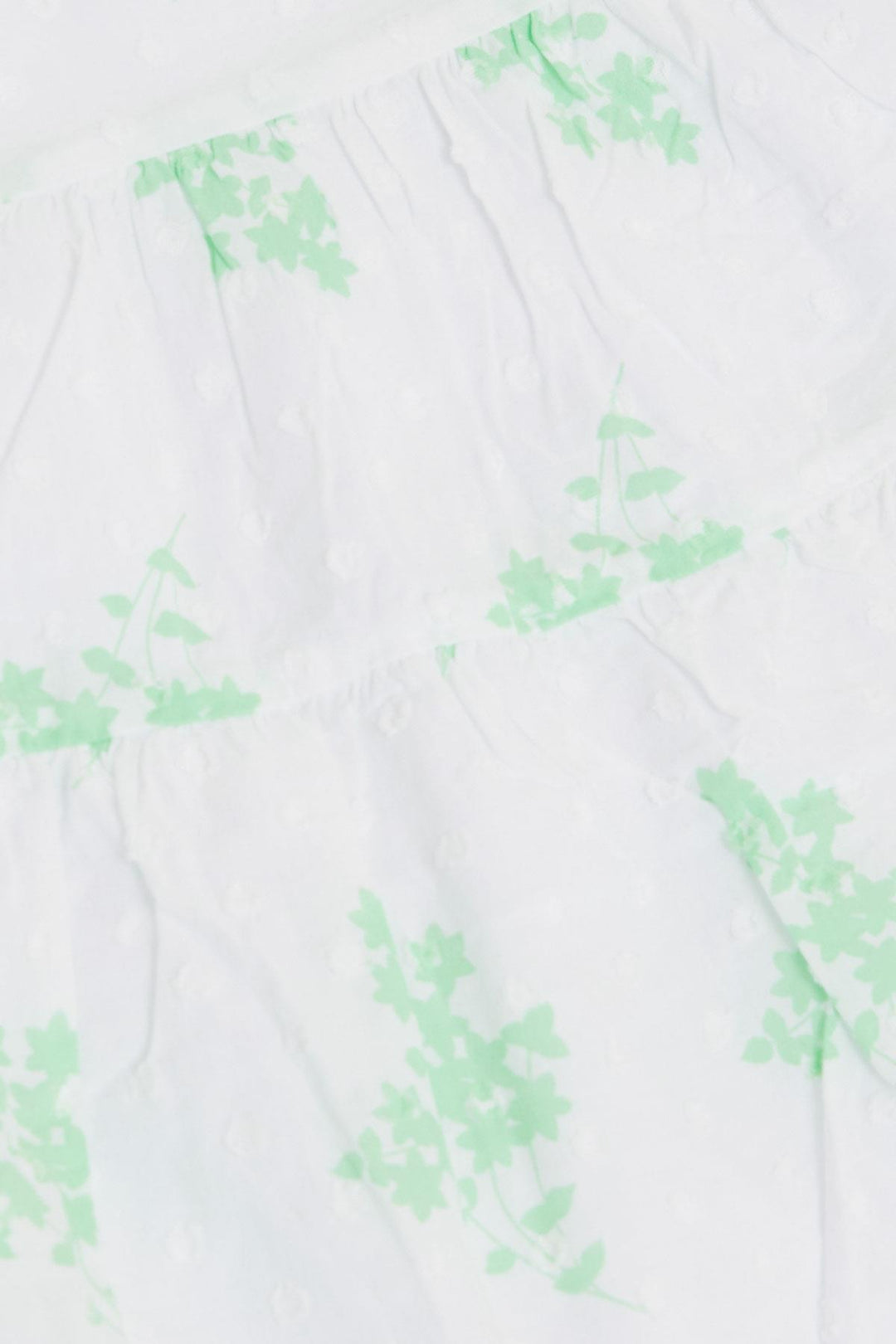 BRE Escabel Girl's Dress with Flower Pattern, 1.5-5 Years, White - Évora