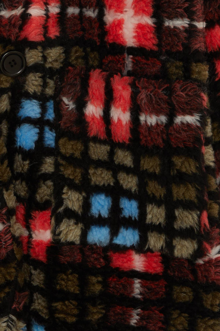 BRE Escabel Girl's Plaid Patterned Hooded Buttoned Coat 84 Years, Mixed Color - Fuengirola