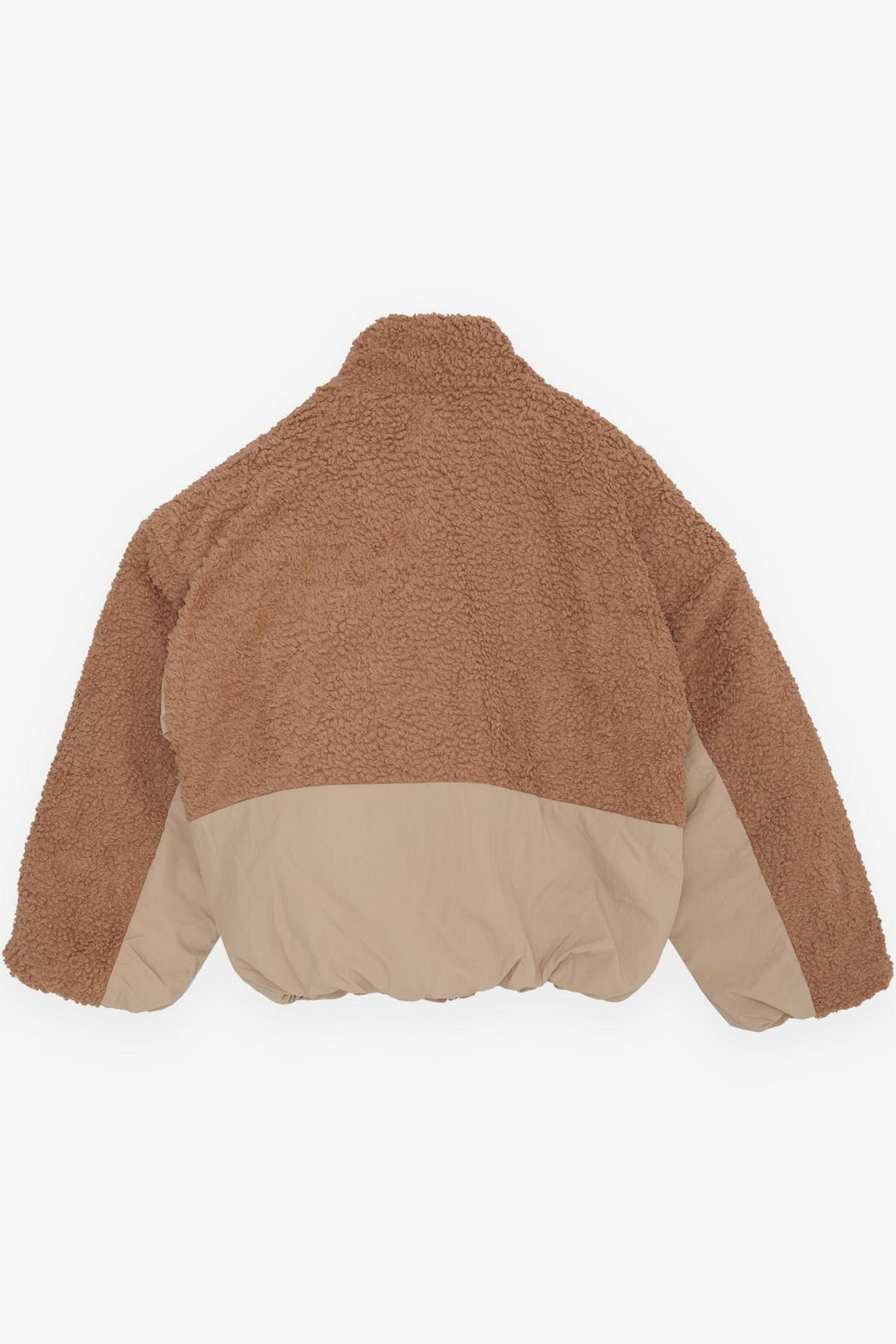 BRE Escabel Girl's Plush Zippered Jacket with Pockets, 84 Years, Brown - North Las Vegas