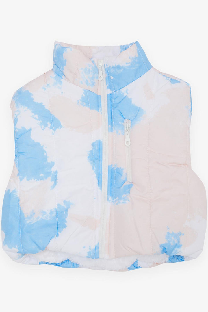 BRE Escabel Girl Child Inflatable Vest with Zipper Batik Pattern 5-9 Years, Mixed Color - Indio