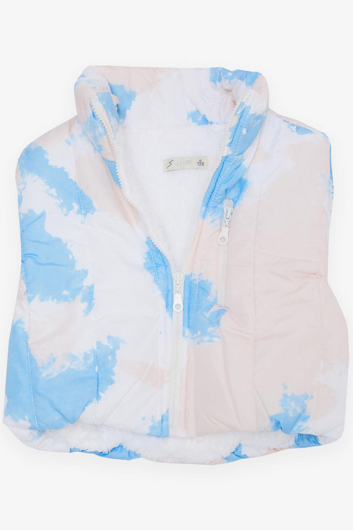 BRE Escabel Girl Child Inflatable Vest with Zipper Batik Pattern 5-9 Years, Mixed Color - Indio