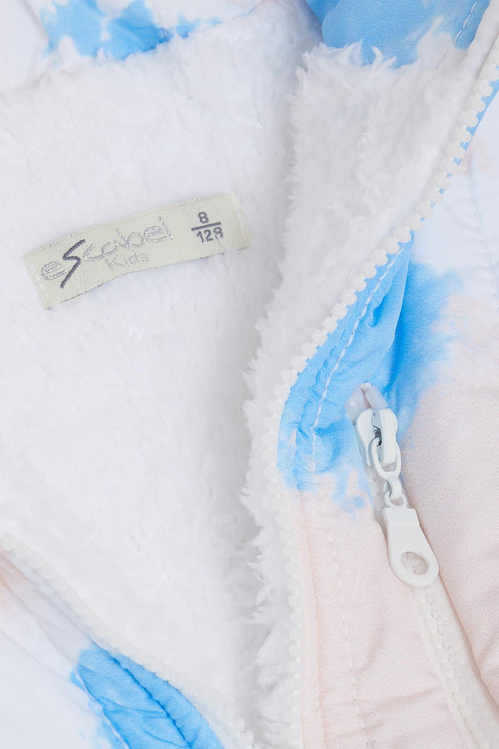 BRE Escabel Girl Child Inflatable Vest with Zipper Batik Pattern 5-9 Years, Mixed Color - Indio