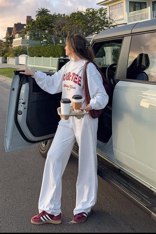 MDX Gray Cuffed Women's Sweatpants MG2279 - Acilia