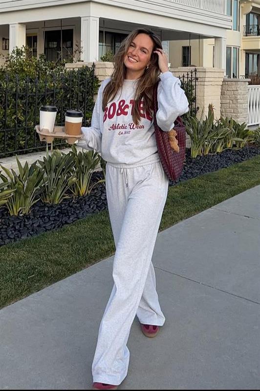 MDX Gray Cuffed Women's Sweatpants MG2279 - Acilia