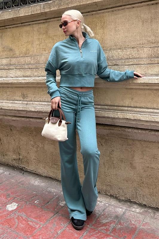 MDX Pale Blue Spanish Collar Women's Tracksuit Set MG2203 - Brookhaven