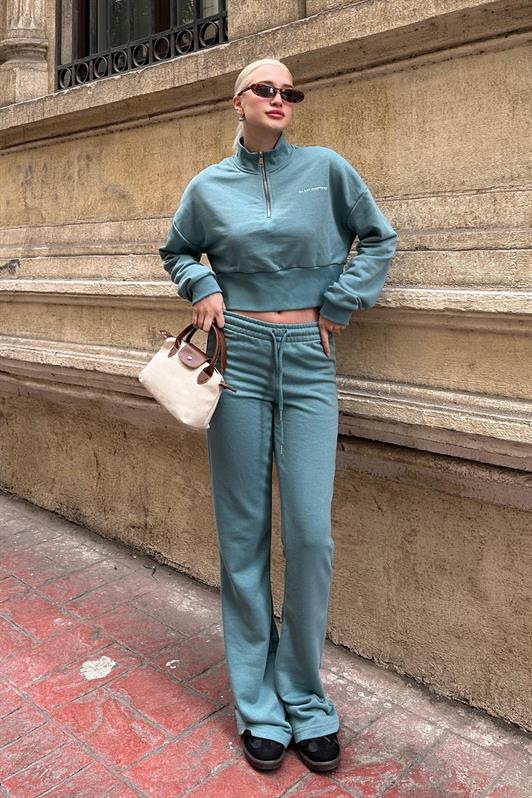 MDX Pale Blue Spanish Collar Women's Tracksuit Set MG2203 - Brookhaven