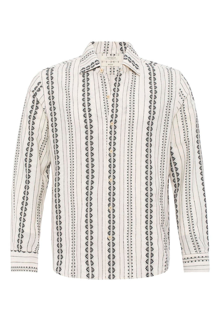ANT Ethnic Patterned Long Sleeve Men's Shirt - Getafe
