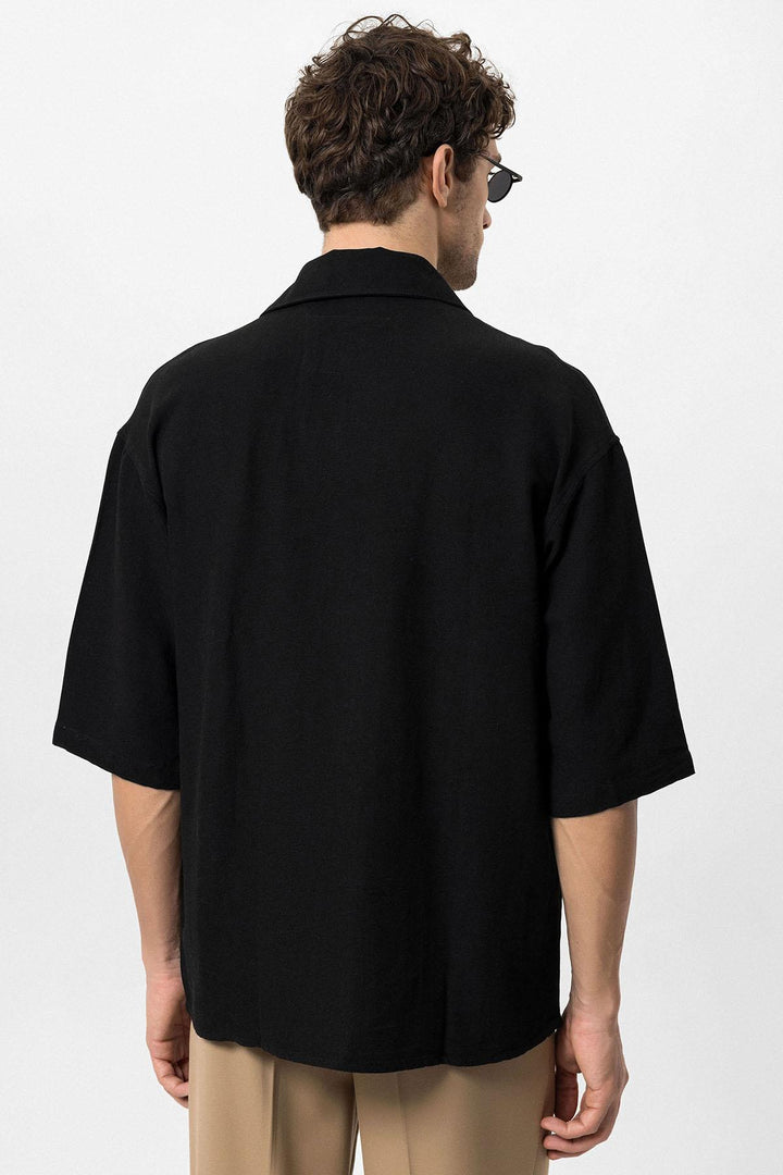 ANT Fakir Sleeve Hidden Button Closure Oversize Men's Shirt - Remscheid