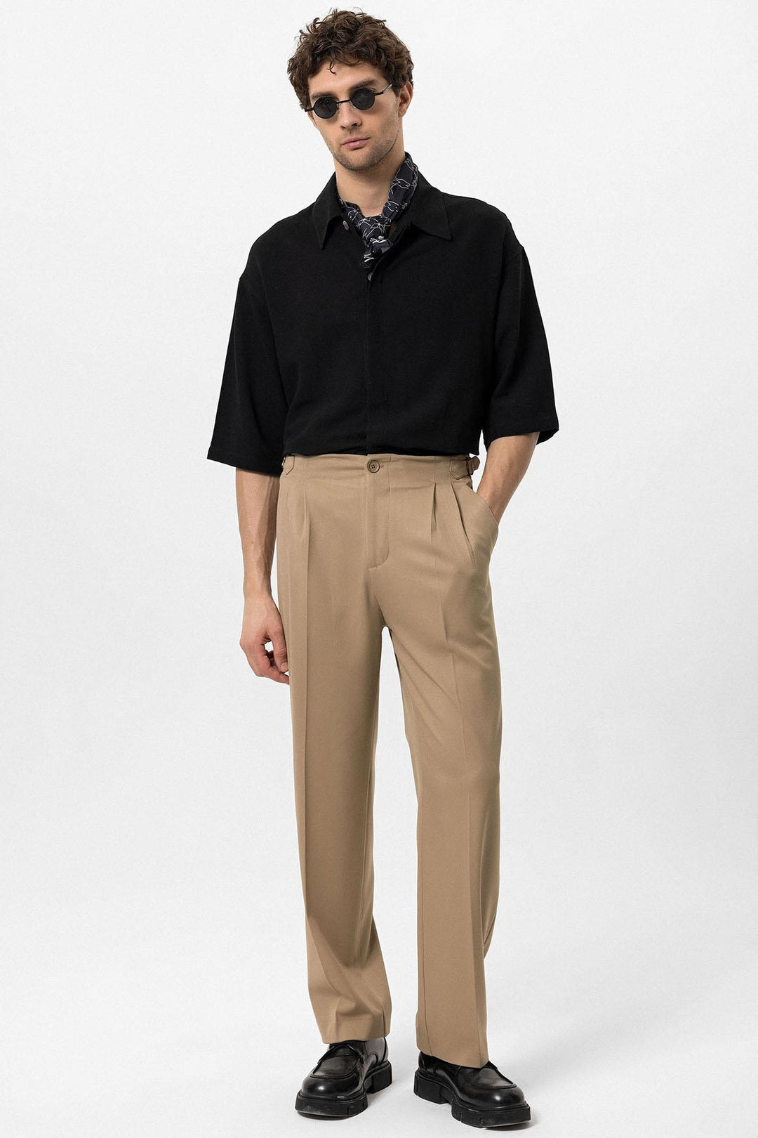 ANT Fakir Sleeve Hidden Button Closure Oversize Men's Shirt - Remscheid