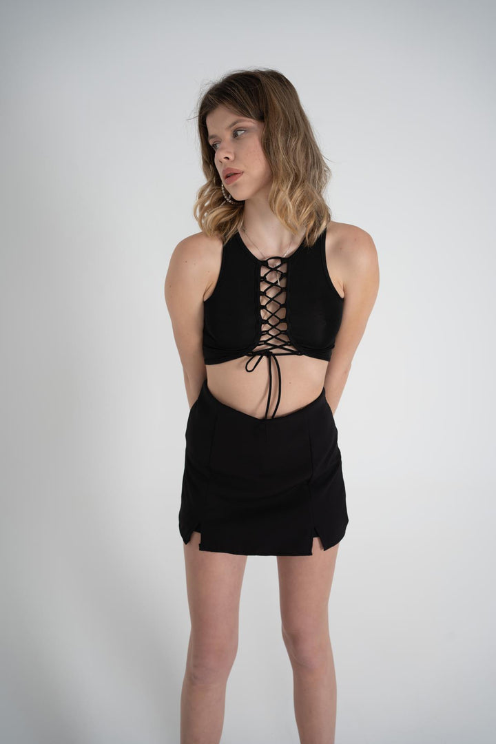 HLLY Women Sobia Blouse Black - Mykolaiv