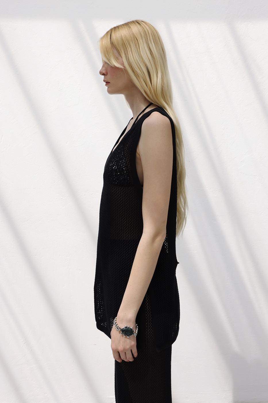 BSL Women Net Knitted Blouse - Enterprise