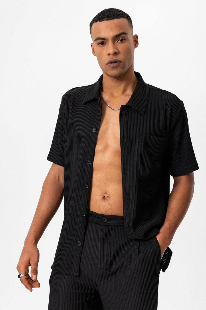 ANT Ribbed Short Sleeve Men's Shirt - Kidderminster