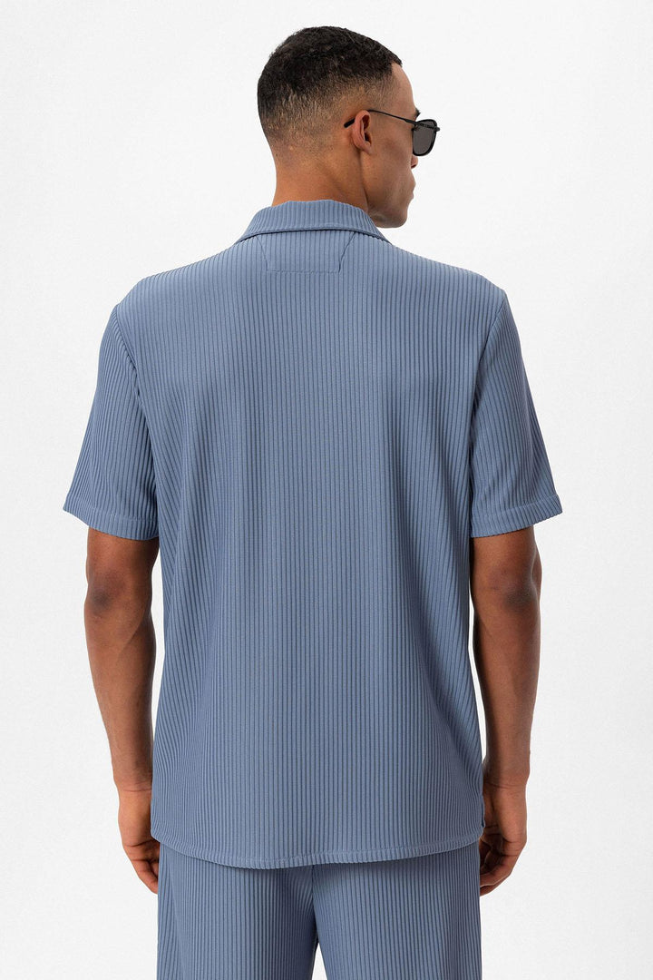 ANT Ribbed Short Sleeve Men's Shirt - Ciudad General Escobedo