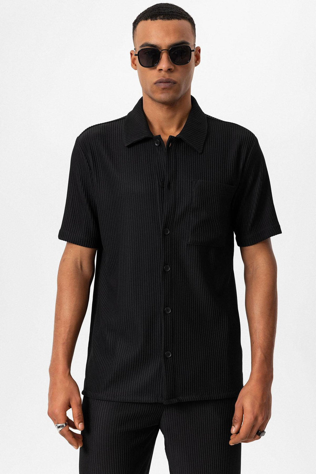 ANT Ribbed Short Sleeve Men's Shirt - Kidderminster