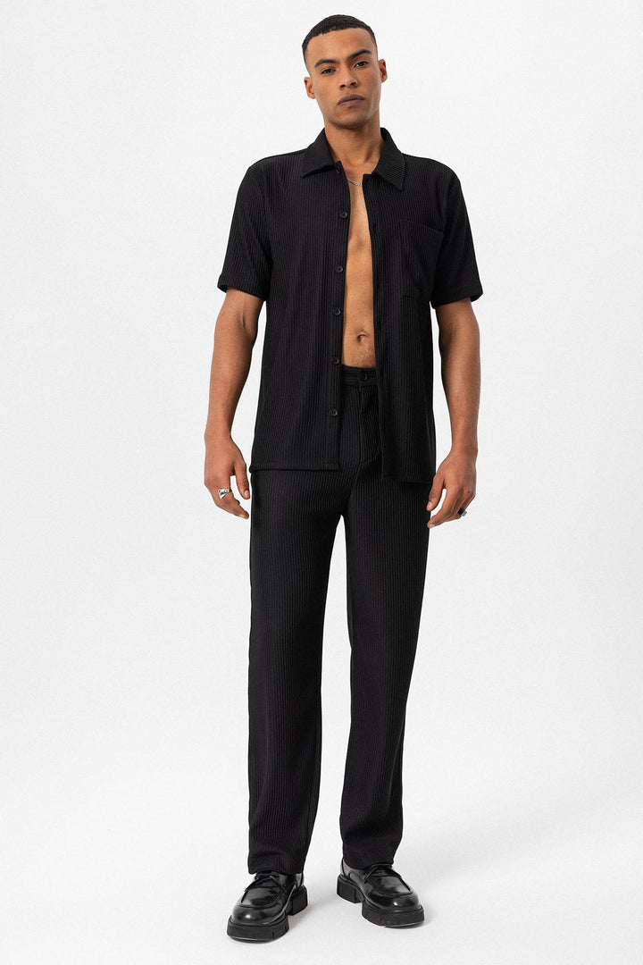 ANT Ribbed Short Sleeve Men's Shirt - Kidderminster