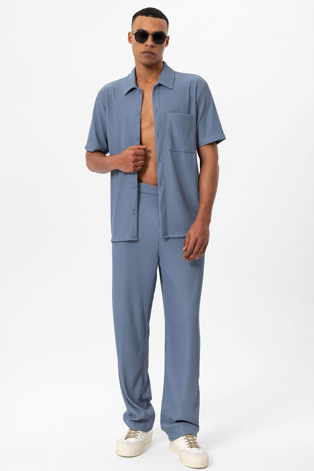ANT Ribbed Short Sleeve Men's Shirt - Ciudad General Escobedo