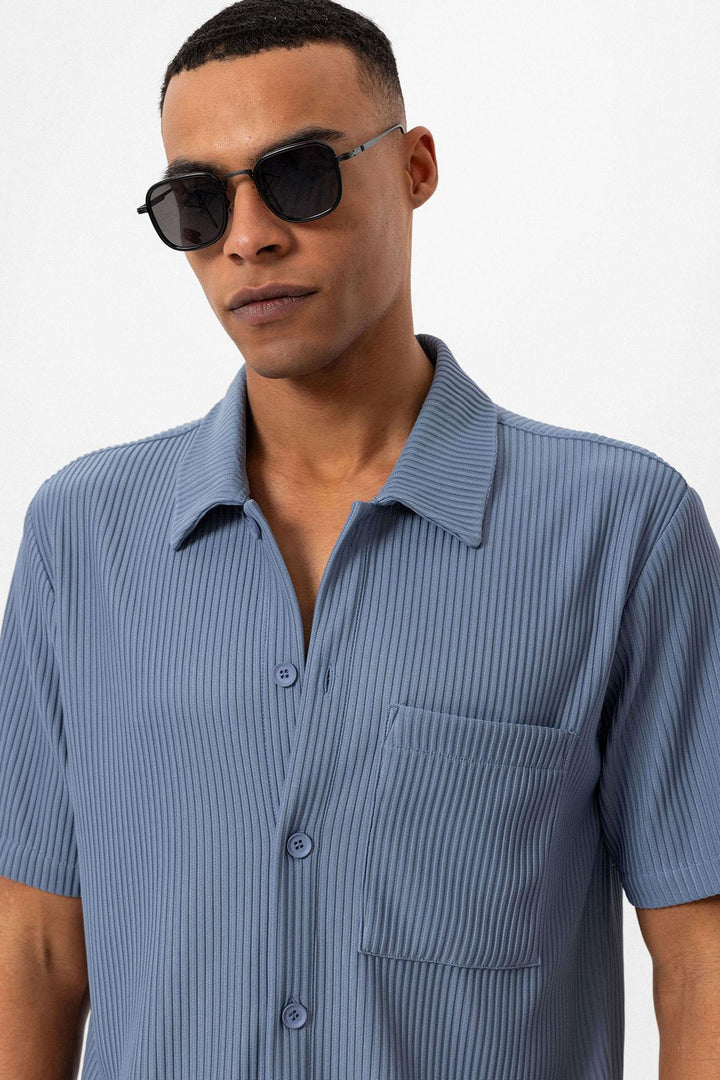 ANT Ribbed Short Sleeve Men's Shirt - Ciudad General Escobedo