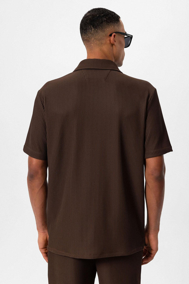 ANT Ribbed Short Sleeve Men's Shirt - Oakville