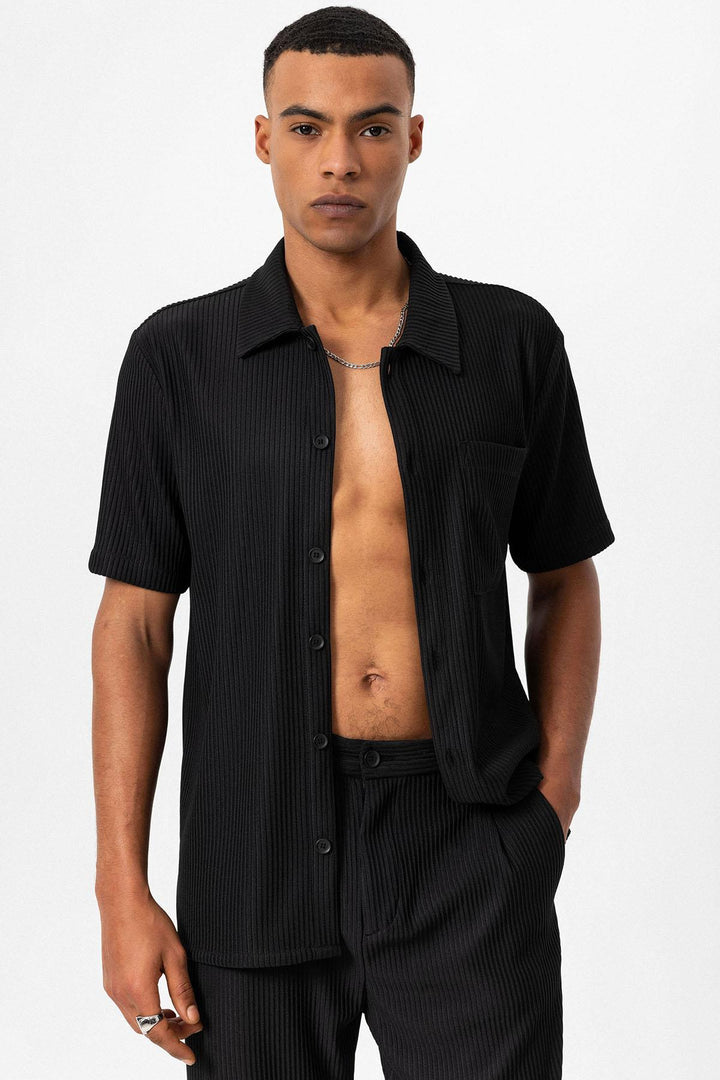 ANT Ribbed Short Sleeve Men's Shirt - Kidderminster