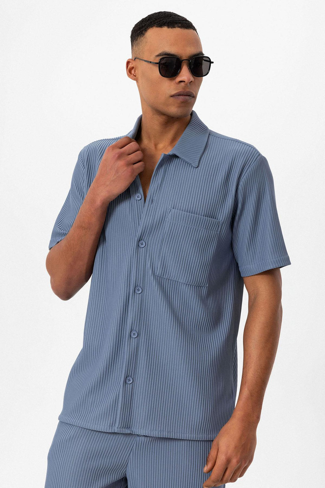 ANT Ribbed Short Sleeve Men's Shirt - Ciudad General Escobedo