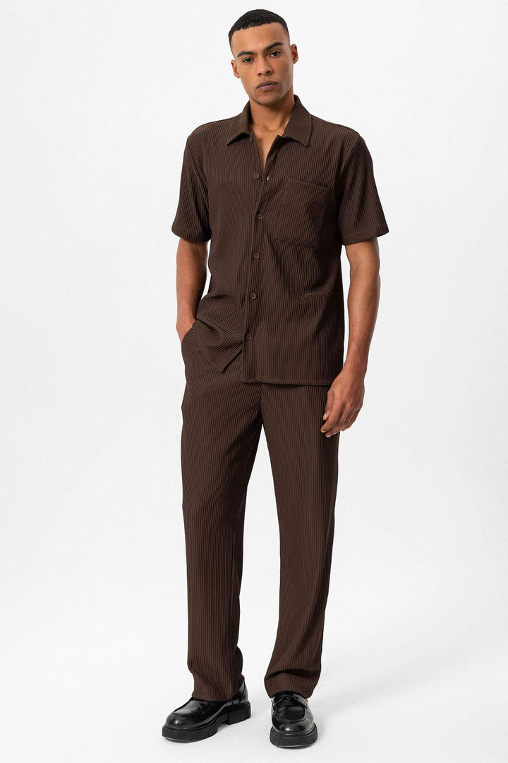 ANT Ribbed Short Sleeve Men's Shirt - Oakville