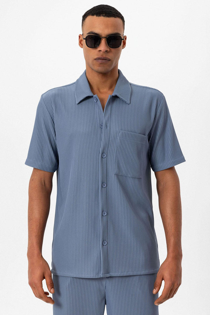 ANT Ribbed Short Sleeve Men's Shirt - Ciudad General Escobedo