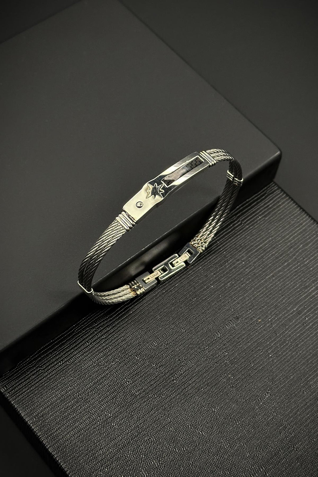 NVM FRNCH 316L Stainless Steel Italian Style Silver Color Men's Bracelet FRJ12045-3045-A - Crailsheim