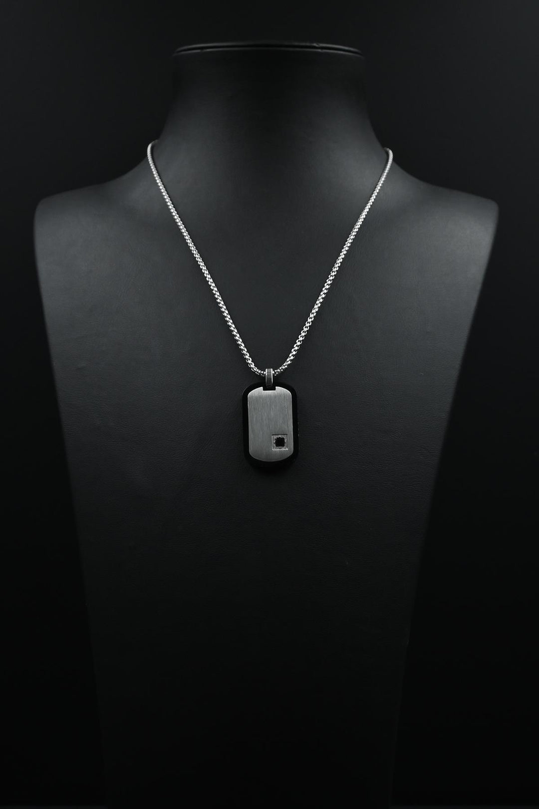 NVM FRNCH 316L Stainless Steel Italian Model Zircon Stone Silver Color Men's Necklace FRJ30774-874-A - Mérignac