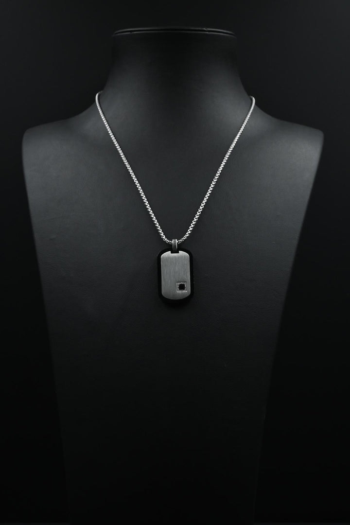 NVM FRNCH 316L Stainless Steel Italian Model Zircon Stone Silver Color Men's Necklace FRJ30774-874-A - Mérignac