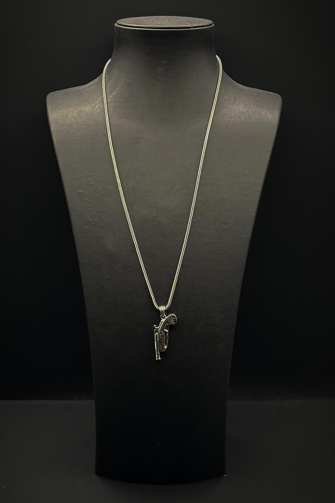 NVM FRNCH 925 Sterling Silver Knife Model Silver Color Men's Necklace FRJ30797-897-A - Pleasant Hill