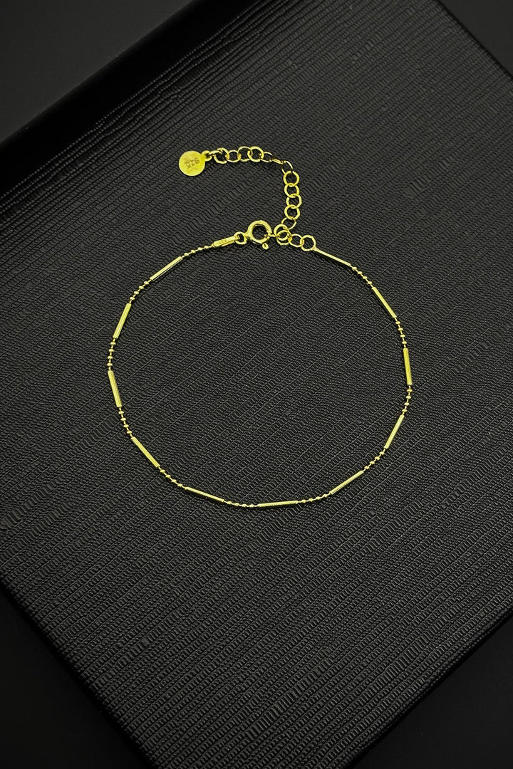 NVM FRNCH 925 Sterling Silver Italian Model Gold Color Men's Bracelet FRJ12193-3193-G - Tynemouth