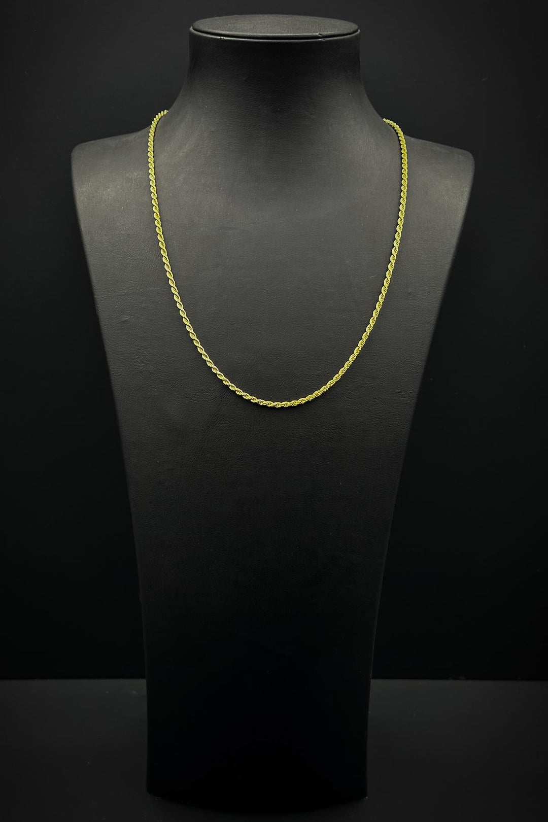 NVM FRNCH 925 Sterling Silver Italian Model Gold Color Men's Necklace FRJ30808-908-G - Hyères