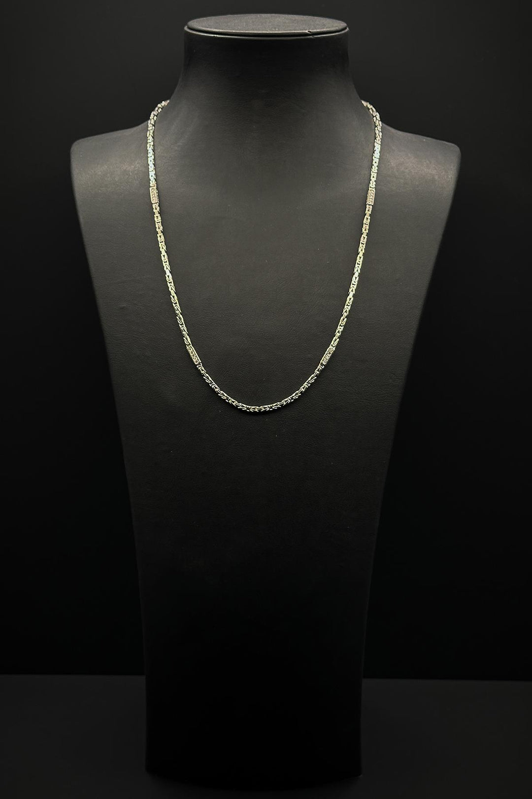 NVM FRNCH 925 Sterling Silver Italian Model White Zircon Stone Silver Color Men's Bracelet FRJ30801-901-A - Eastbourne