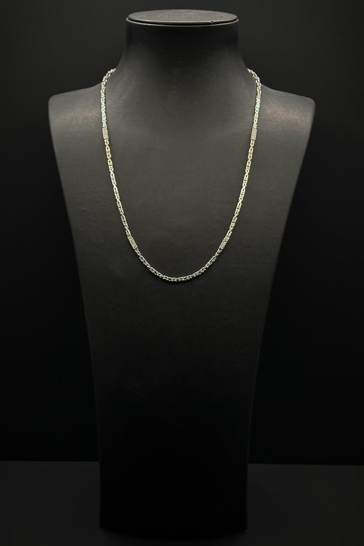 NVM FRNCH 925 Sterling Silver Italian Model White Zircon Stone Silver Color Men's Bracelet FRJ30801-901-A - Eastbourne