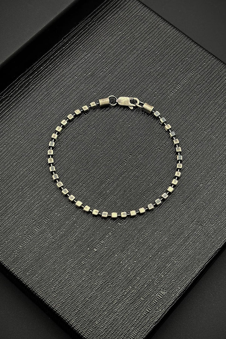 NVM FRNCH 925 Sterling Silver Italian Model Silver Color Men's Bracelet FRJ12174-3174-A - Urbandale