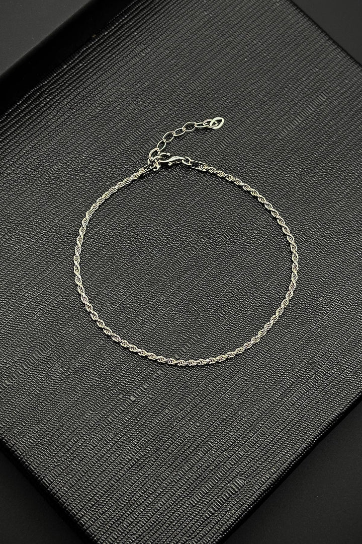 NVM FRNCH 925 Sterling Silver Italian Model Silver Color Men's Bracelet FRJ12195-3195-A2 - Ternopil