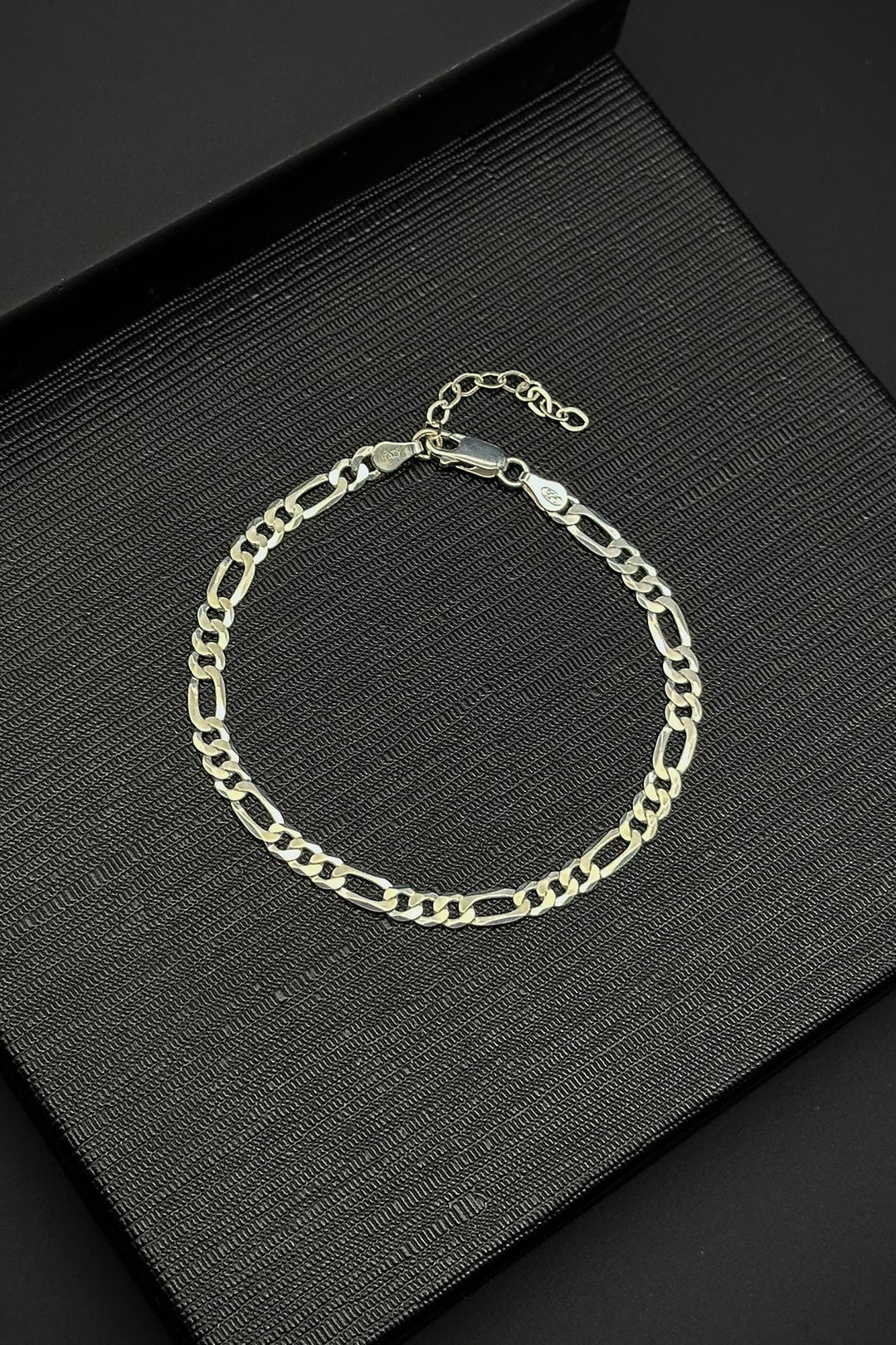 NVM FRNCH 925 Sterling Silver Italian Model Silver Color Men's Bracelet/Necklace Set FRJ12350-3350-A - Salamanca