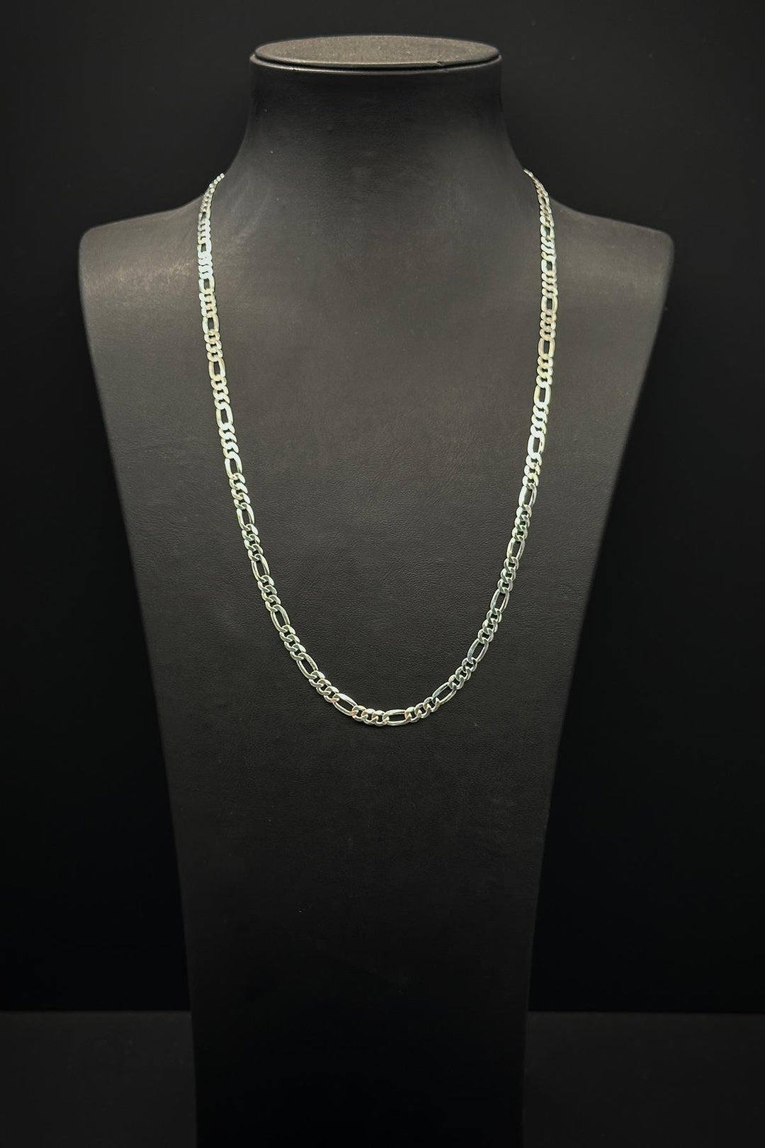 NVM FRNCH 925 Sterling Silver Italian Model Silver Color Men's Bracelet/Necklace Set FRJ12350-3350-A - Salamanca