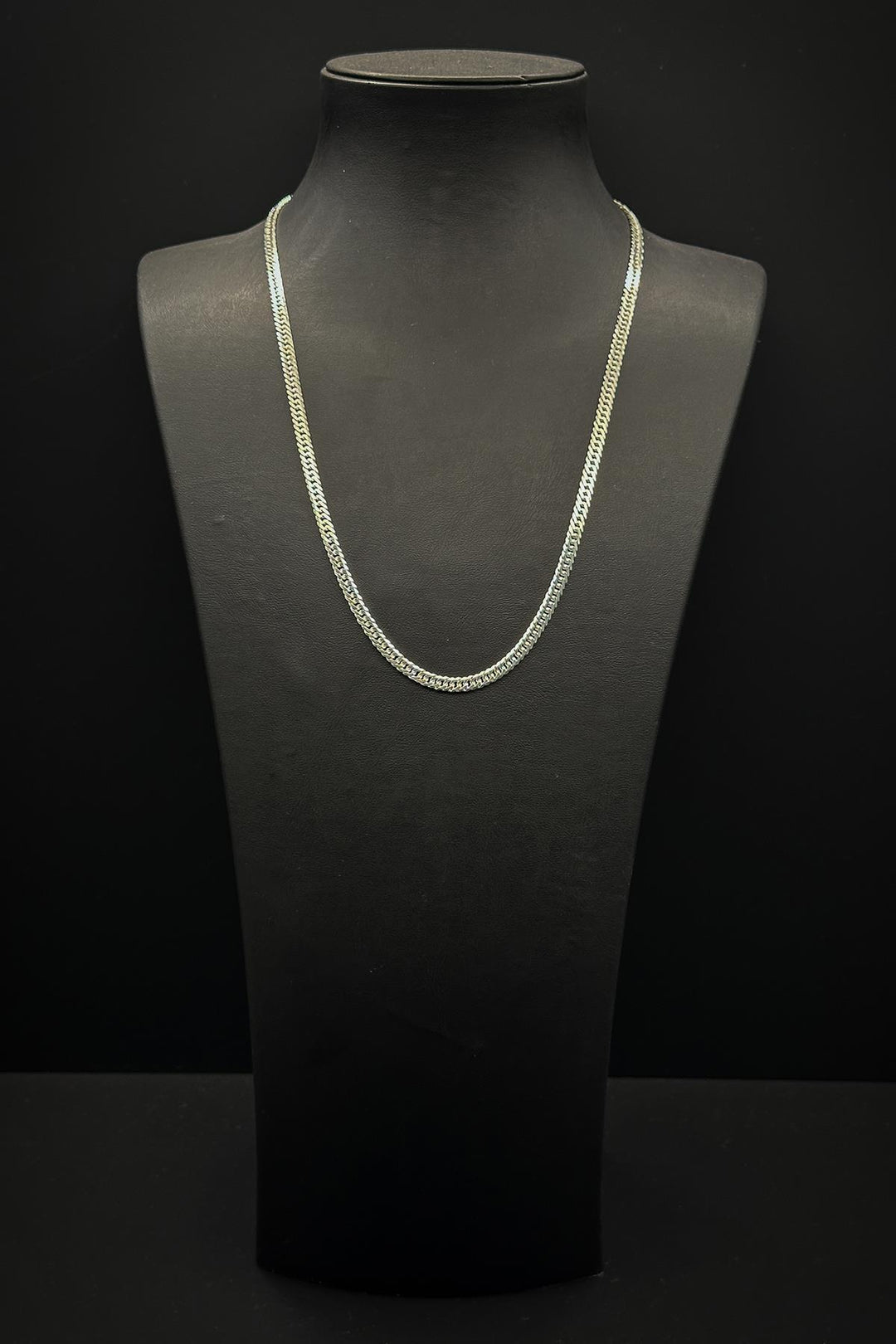 NVM FRNCH 925 Sterling Silver Italian Model Silver Color Men's Bracelet/Necklace Set FRJ12351-3351-A - Kent