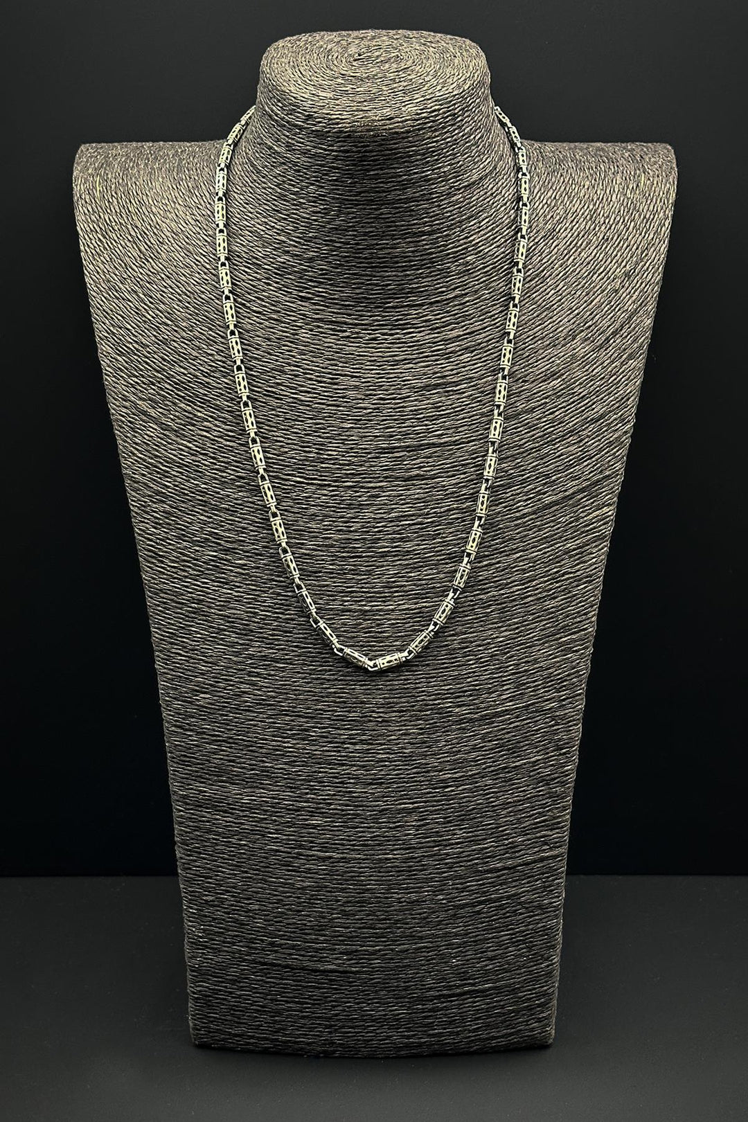 NVM FRNCH 925 Sterling Silver Italian Style Silver Color Men's Necklace FRJ30681-781-A - Middelburg